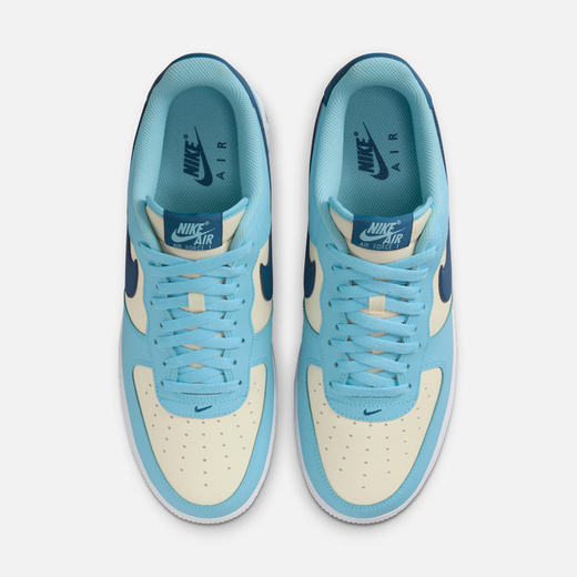 耐克（NIKE）AIR FORCE 1男子空军一号运动鞋夏季新款胶底HF4837 407水瓶蓝/庭蓝/椰奶色/白 38.5