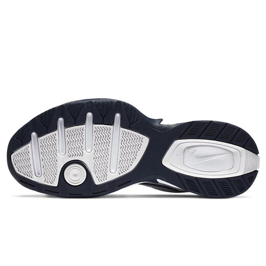 Nike NIKE men's autumn and winter dad shoes AIR MONARCH IV sports training shoes 415445-102 white blue 42