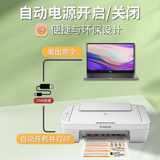 佳能（Canon） MG2580WH打印复印扫描一体机喷墨彩色打印机家用照片学生办公可加墨 套餐四：2580黑彩连喷加墨+黑彩墨水4瓶+小白盒