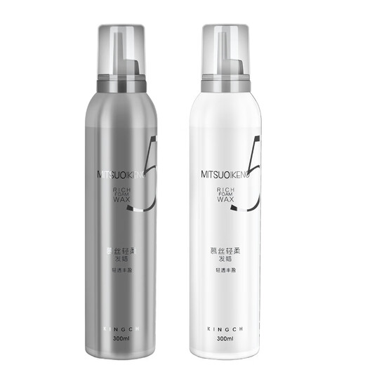 Pure (Kingch) Mousse Mousse douce Mousse mousse mousse cheveux cire de mousse boucles dodue légère de cheveux bulles de cire de cire
