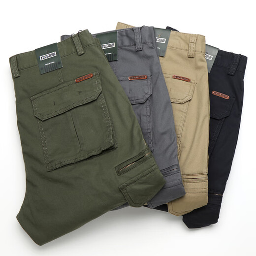 Jeep/Jeep Work Pants Уваженные много карманные повседневные брюки мужские весенние и летние тонкие хлопковые открытые многокачественные штаны осень и зимние толстые военные брюки крупного размера 9923 темно-синий (тонкий стиль) 32 (окружность талии 2,5 фута).