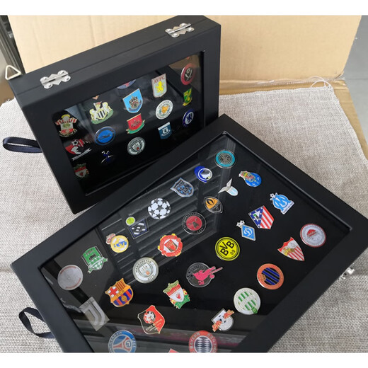 Fat Donglai's same NBA team badges, five major leagues, World Cup, Champions League and European Cup themed peripheral foot brooches NBA full set + gift box