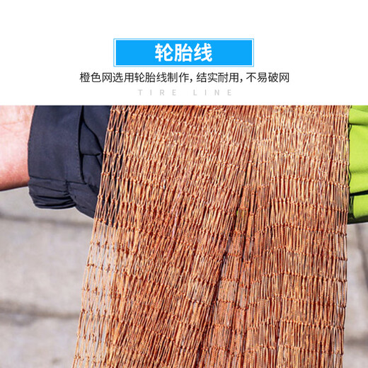 Let the bird fly hand throw net hand cast net American easy to throw fishing net spin net swing net pendant fish net tire line flying disc type 5.4 meters