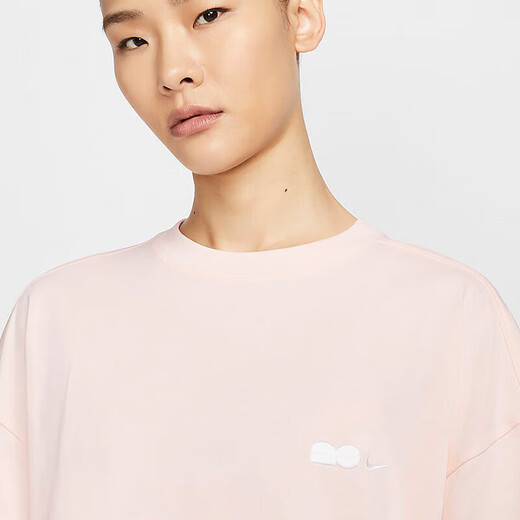 Nike (Nike) Top 25 à manches courtes 25 NOUVELLES NOUVELLES CONSTUSSIONS CONSTUSSIONNESSURES À MANDE COURD ROUNE COUP TRIGHT T-shirt Running Fv0942-838 / T-shirt en poudre légère / coton M (160 / 84A)