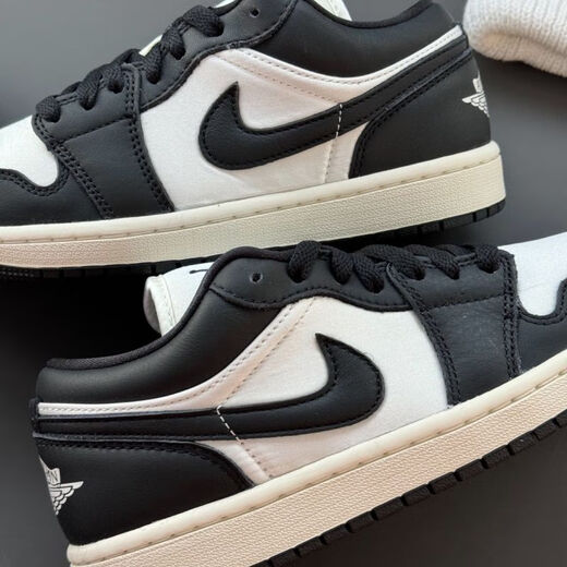 耐克（NIKE）AJ1女鞋2025秋冬季新款运动鞋AIR JORDAN 1 低帮板鞋休闲鞋缓震 FB9893-101黑白 38.5
