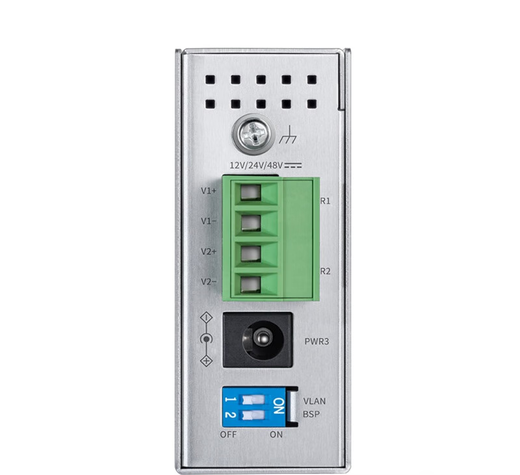 科技工业级交换机百兆千兆以太网络5口8口24口光 TL-P12200A(12V/2A普通工业交换