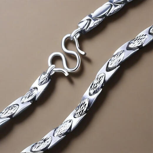 YIBIY same platinum necklace men's pt950 platinum necklace men's platinum necklace pendant pt999 platinum necklace men's white gold 62 cm