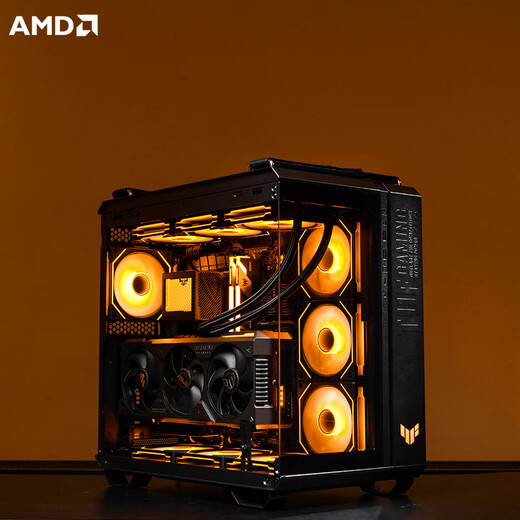 ASUS RTX5080/5090/5070Ti graphics card host Ryzen 7 9800X3D assembled computer host ASUS rog family bucket game DIY desktop assembled computer host Ryzen 7 9800X3D丨32G丨1TB丨One single host