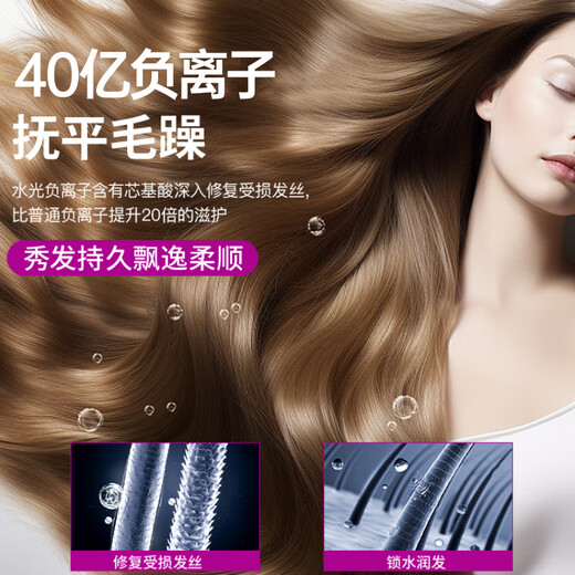 Dr. Lightspeed National 3C Certification丨High-speed bladeless high wind hair dryer household silent negative ions high power does not damage hair Huaqiangbei hair dryer for student dormitories Macaron-single nozzle 4.5 billion moisturizing negative ions丨Smooth and fluffy 2025 upgrade丨Huaqiangbei official top configuration 1 1 1.8 meter cord length
