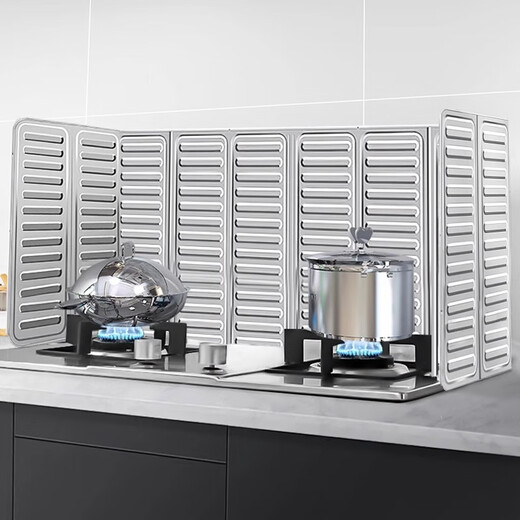 Home Story (KATEI STORY) Japanese kitchen oil baffle stove gas oil baffle anti-oil smoke oil splash aluminum foil plate fireproof heat insulation plate cooking