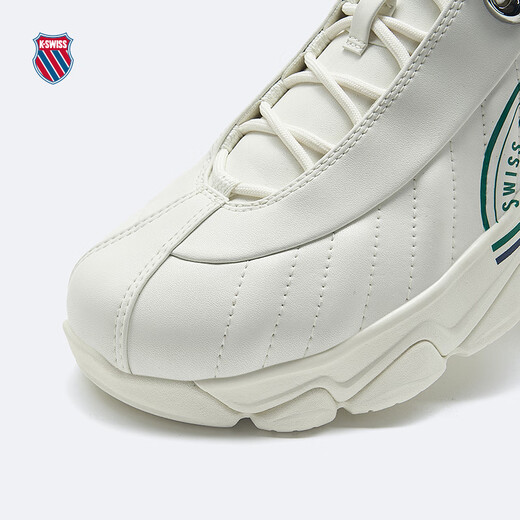 
KSWISS casual shoes for men and women spring new retro breathable couple comfort sneakers 9276-US 215 tofu white/dream silver 37