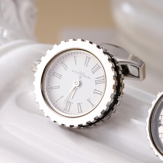 TATEOSSIAN [Chinese Valentine's Gift] RT retro movement pocket watch cufflinks men's exquisite French cuff nail light luxury mechanical pocket watch (spot)
