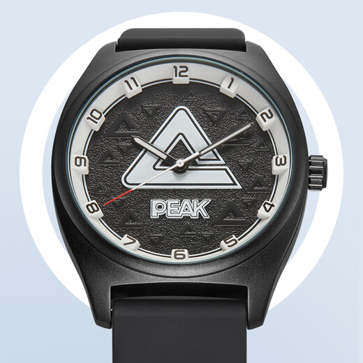 Peak Watch Men y mujeres Parejas Estudiantes de secundaria Sports Ratch Fashion Quartz Watch Watch al aire libre para estudiantes luminosos y al aire libre YB14108J1 [Glue en blanco y negro]
