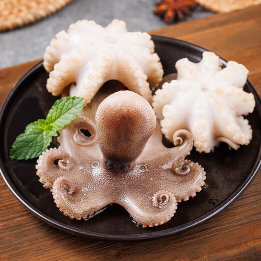 Meijiajiasan small octopus, net weight 2Jin Jin is equal to 0.5 kg (500g*2 bags) 16-26 octopus, dirty octopus