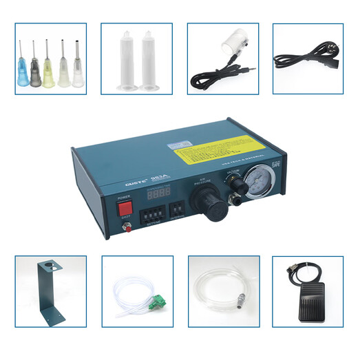 
982 glue dispensing machine 983A fully automatic AB glue dispensing machine glue dispensing machine manual silicone glue filling machine automatic glue injection machine 983A glue dispensing machine standard configuration