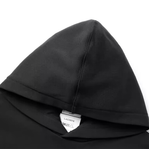 Lacost (Lacoste) Smiley co-marquée hommes et femmes 23 lettres automobiles nouvelles sweats sweats à capuche Smiley SH9273 SH9273-98-031 Black XS 2