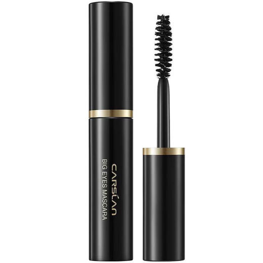 Kazilan Big Eyes Mascara Muestras pequeñas y medianas 3g Rizos resistentes al agua Encriptado Extra anhelo No es fácil de difuminar Base Crema para peinar Big Eyes Mascara Muestras*2 3g