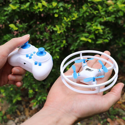 He Jiagong Resistant Mini Drone Remote Control Plane Student Douyin Internet Celebrity Four-Axis Small Aircraft Children's Toy Fixed Height - Black - Gift Box 1 Battery Free Remote Control Battery