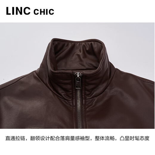 Jin Yujies neuer Frühling 2025 Bubble-Sensing-Proteinleder Kurzjacke für Frauen kurzer Revers Lose Jacke S251JK032y