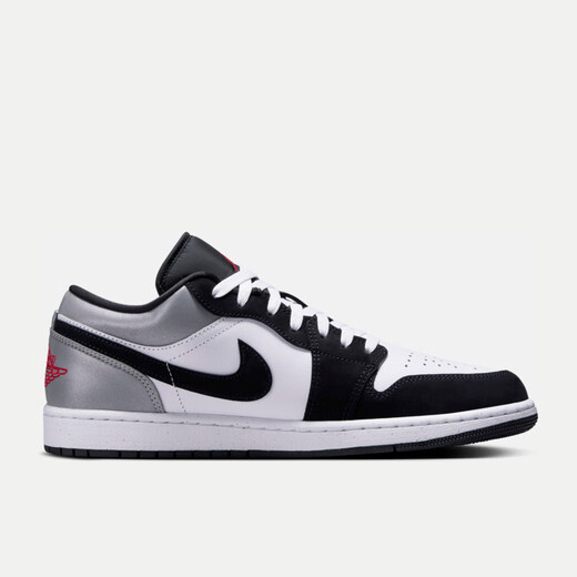 Nike Nike Men's Casual Shoes Jordan AJ1 Jordan 1 Low Top Sneakers HF3148-106 Negro Blanco Gris 44