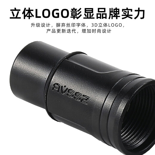 AVSSZ three-core XLR male and female pure copper gold-plated 3-pin xlr microphone balanced connector welding terminal audio wire connector engineering audio dedicated DIY repair AC3M male + AC3F female (black tail)