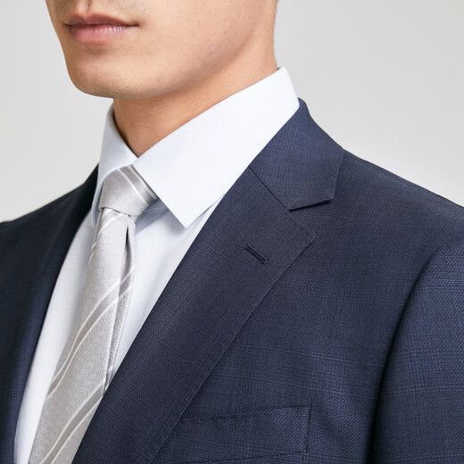 雅戈尔（YOUNGOR）西服男士春夏套西YOTX222704  合款 藏青YOTX222704FIA上衣 M 170/96A