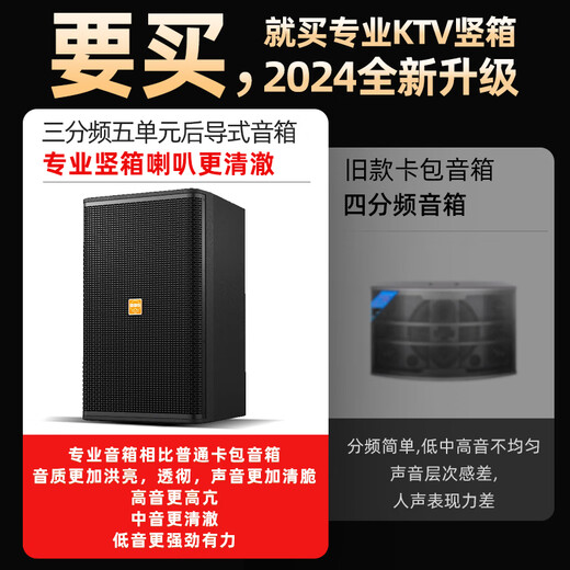 BBS national subsidy BK10 home ktv audio set professional theater speaker three-way karaoke singing complete set of equipment home karaoke all-in-one machine