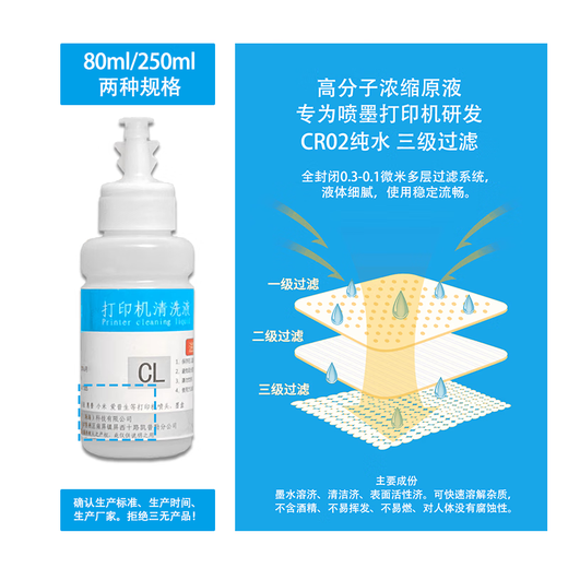 京兮墨适用佳能墨仓连供原装打印机喷头墨盒清洗维修复工具排气吸墨夹G2800 3800 4800 G680等 G系列工具15件套四色管-小容量