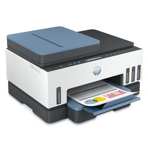 
HP (HP) Tank 755 A4 color inkjet copier scanner all-in-one machine Ink addition Double-sided printing Wireless home office tank755 (wireless printing and copy scanning + continuous rescan + double-sided)