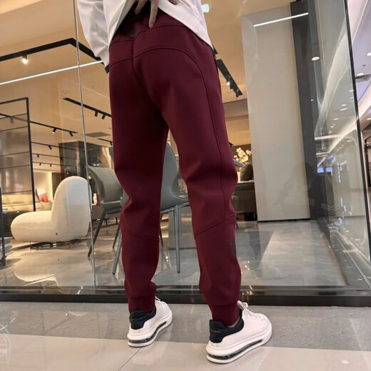 
Minghuitong Babaoshen plus velvet casual pants autumn and winter new I style spliced ​​small feet men's trendy, fashionable, loose, versatile and elastic sports black 16868 model 30115125Jin[Jin equals 0.5 kg] 24