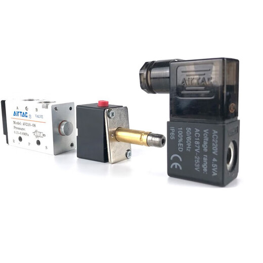 Kaipida AIRTAC two-position five-way pneumatic solenoid valve 4V110-06DC24V 4V210-08AC220V
