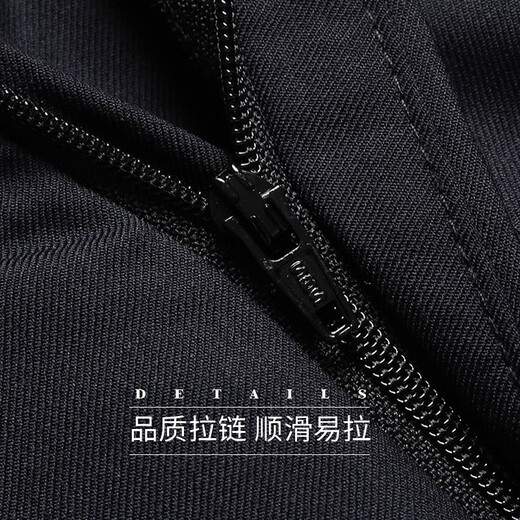 SHANSHAN Shanshan wool suit suit men's four-season commuting anti-wrinkle wear-resistant flat lapel suit men's business formal jacket navy blue 175B /48 (pants size 34)