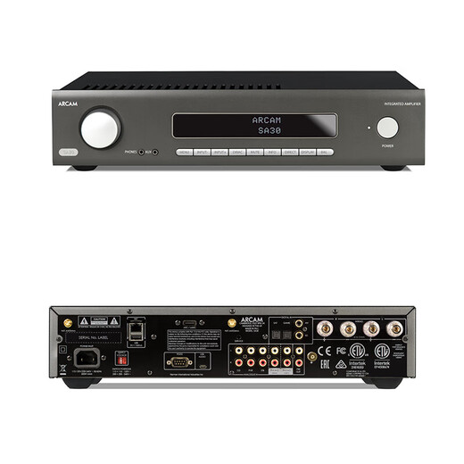 ARCAM英国雅俊SA30 G类功率放大器 HiFi发烧级音响高保真立体声合并式大功率音乐功放机 WiFi流媒体功放 金属灰