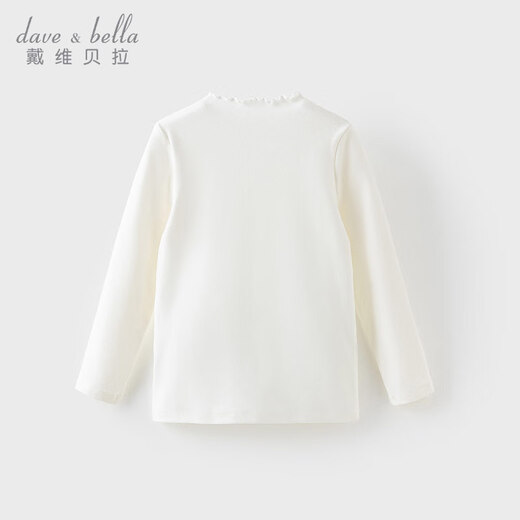 David Bella shopping mall same style children's long-sleeved T-shirt girls autumn clothing middle and older children's bottoming shirt
