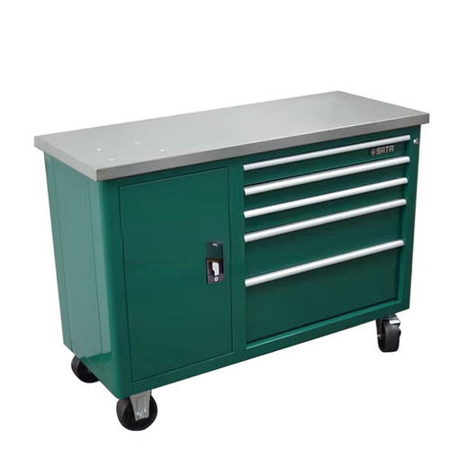 SATA 95109 solid wood surface 8-drawer tool cart 95208 tool cabinet 95119 tool box 95107 sliding track SATA 95208S2+S4 sheet metal tool set
