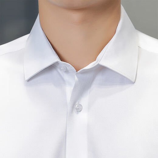 Рубашка Дятел (TUCANO), мужская модальная однотонная рубашка с длинными рукавами, деловая повседневная модная удобная универсальная мужская одежда белого цвета 3XL