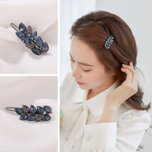 Chimera (CHIMERA) leaf edge clip hairpin temperament duckbill clip Korean style one-word clip bangs clip hairpin headwear hair accessories girl birthday gift