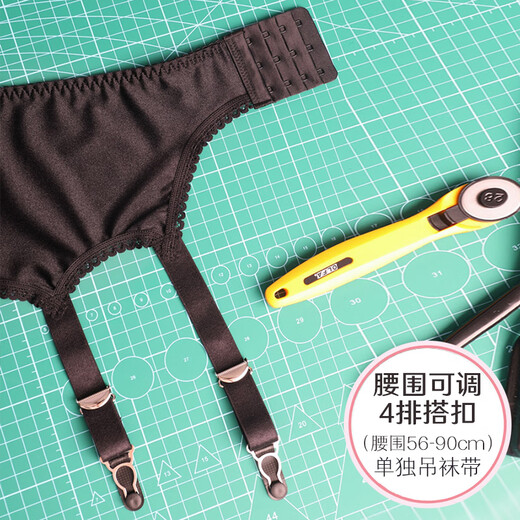 Johuan High-End-Strumpfband-Bag Gummischnallen Metall-Heizungsschnalle-Flash-Stil Europäischer und amerikanischer Strümpfe Strümpfe Zubehör Weiß (Glitterstil) empfohlen, 80-120 Jin zu tragen [Jin gleich 0,5 kg] (einstellbarer Taillenumfang)