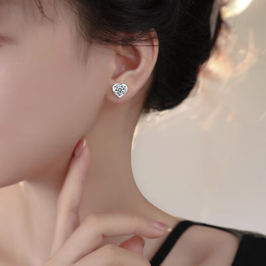 Jianlu Weekly Earrings Sterling Silver High-end Gift Box 925 Silver Earrings Earrings Girls Chinese Valentine's Day Gifts for Girlfriends 7 Styles Zhou Earrings (Silver Needles) + Exquisite Gift Box