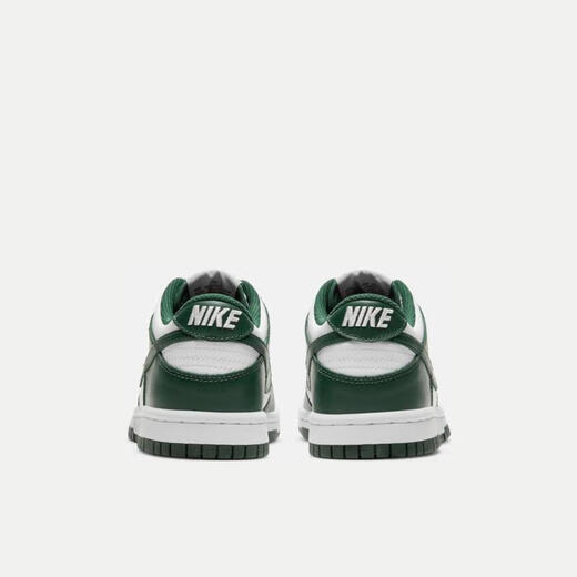 Nike (NIKE) official women's shoes Dunk Low (GS) black and white panda low top wear-resistant sports shoes CW1590-102 white and green 39