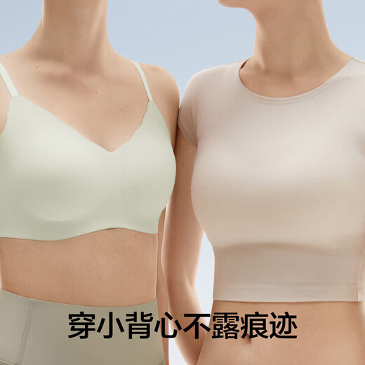 Jiao Nei Zhao Lusi's same style 511C small wave women's underwear breathable push-up seamless amino acid ice silk bra