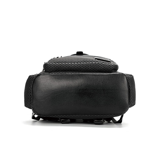 Walker Shop light luxury men's bag backpack men's casual backpack large capacity travel bag business trip computer bag college school bag black