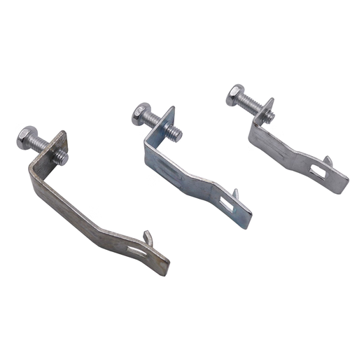 Bridge cover plate buckle, weld-free buckle lock, wire trough buckle, galvanized bridge accessories, fixed cable bridge 7-word buckle, medium size including 100 screws