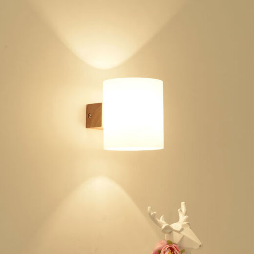 Yaotian Bedside Lamp Bedroom Home Wall Lamp Wall Mounted Stair Master Bedroom Aisle Modern Simple Creative LED Lamp 6001 Silver White Light