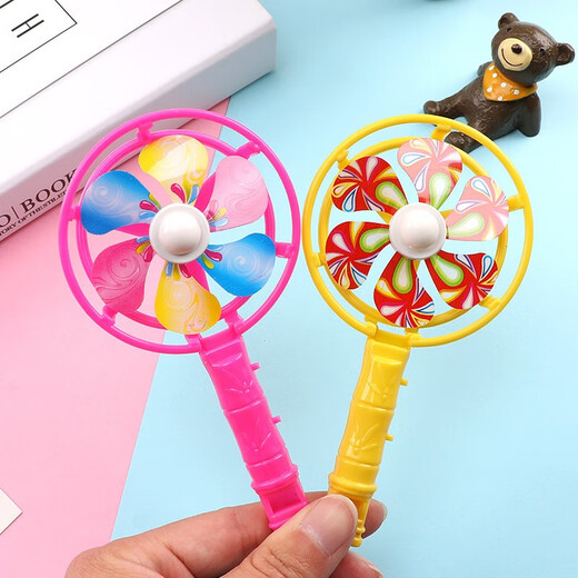 Senhui 1er juin Prix Lollipop Windmill Whistle Windmill Children's Toys Kindergarten Color Color Nostalgic Toy Gift Colorful Windmill Whistle [20 Random]