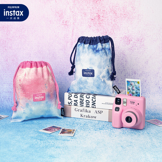 INSTAX Fuji instax camera strap pocket blue halo