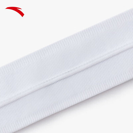 ANTA headband for men and women 2025 running non-slip lightweight breathable sweat-absorbent sweatband sports headband Pilates headband scarf high elasticity soft white-2