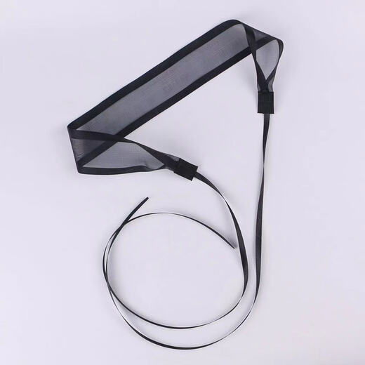 Lindo cabello de estilo antiguo keduo atado con correas para la frente para el cabello para niños con la cabeza de cabeza de la frente Hanfu niños antiguos tocador de la cara del caballo accesorios para el cabello velo negro [160cm*4cm]