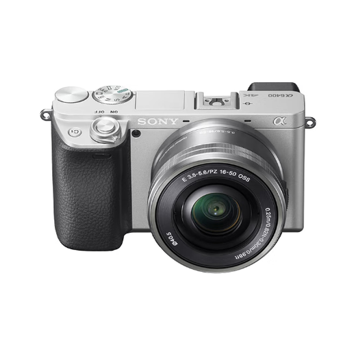 Sony (SONY) [National Subsidy] ILCE-6400K/a6400 Half-frame Micro-Single Digital Camera Real-time Eye Focus 4K Video Vlog Camera Silver A6400L (16-50) Set Official Standard [Available in Sichuan]