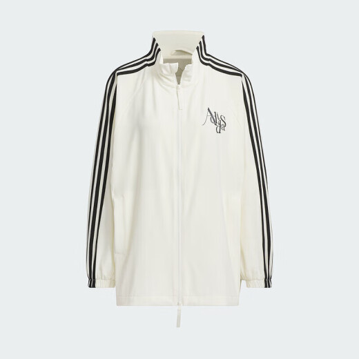 阿迪达斯 （adidas）三叶草外套女装夏季新款运动服时尚休闲舒适立领夹克JI9767 JI9768汉玉白 2XL